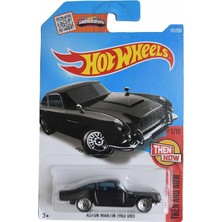 Hot Wheels - Aston Martin 1963 Db5 (1/64) Black - Long Card - 2016