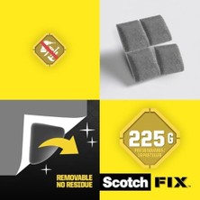 Çift Taraflı Yapışıp Çıkabilen Köpük Kareler 64 Adet