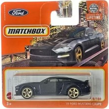 Hot Wheels Matchbox - ’19 Ford Mustang Coupe - Black (1/64) JFN10