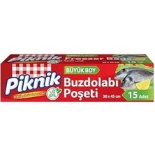Piknik Buzdolabı Poşeti Büyük 15'li