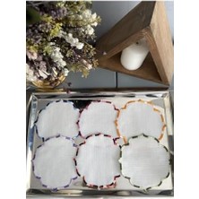 Mia Kokteyl Peçete 6'lı Takım Ebruli