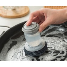 Runaway Deterjan Hazneli Telli Bulaşık Fırçası 2'li Telli Set Pratik Pompalı