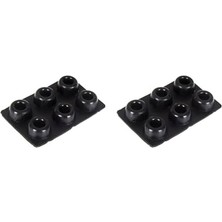 Homi Kapı Kulpu Çarpma Önleyici Tampon 12 Li Set 2X2X1CM