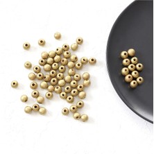 Tahta Boncuk, Metalik 50 Gr. (Altın) Standart