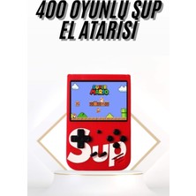 Pusat Çocuklara Özel Taşınabilir Sup El Atarisi 400 Oyunlu Nostaljik Oyun Konsolu