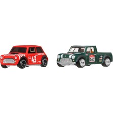 Hot Wheels Premium Car Culture Pack ile Iki Ölçekli 1:64 Araç, Tek Çift, Real Riders Lastikleri, Met