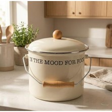 18 cm Fildişi Bakraç (3400 Ml) | Antibakteriyel Yoğurt Mayalama ve Saklama Kabı | El Işçiliği, Bpa Içermez | Uzun Ömürlü