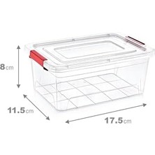 Smart Box Saklama Kabı 1 Lt Şeffaf