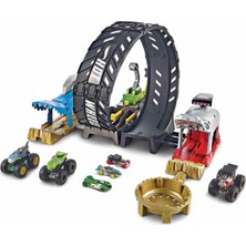 Hot Wheels Monster Trucks Çemberde Yarış Seti HBH70 Renkli 3+