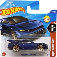 Hot Wheels Ford Mustang Gtd - Dark Blue (1/64) 2025 Case