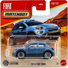 Hot Wheels Matchbox 2016 Fiat 500X - Blue Sky Metalic (1/64) JBR96