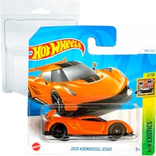 Hot Wheels 2020 Koenigsegg Jesko Hw Exotics 2/10 (184/250) HTF07 Turuncu 2024 + Koruyucu Kısa Kart F