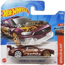 Hot Wheels - Custom ´18 Ford Mustang Gt - Spoiler Alert 5/5 - HCV87 - Short Card - Mattel 2022