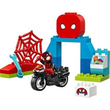 Spin’in Motosiklet Macerası 10424, 2 Yaş ve Üzeri Çocuklar Için Örümcek Adam Figürü Içeren Eğitici Oyuncak Yapım Seti (24 Parça)