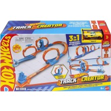 Hot Wheels Track Creator Triple Loop Kit, JDW39