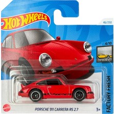 Hot Wheels - Porsche 911 Carrera Rs 2.7 - Factory Fresh 4/10 - HTD08 - Short Card - Kırmızı - Mattel