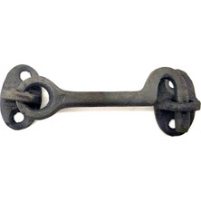 Pazarcan Antika Tarz Dekoratif Pirinç Çengeli - 8,5cm, Oksit