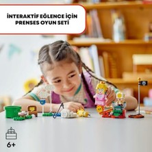 Super Mario Interaktif Peach ile Maceralar 71441 - - 6 Yaş ve Üzeri Çocuklar Için Koleksiyonluk Yaratıcı Oyuncak Yapım Seti (208 Parça)