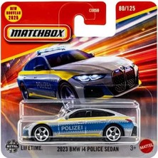 Hot Wheels Matchbox - 2023 Bmw I4 Police Sedan (1/64) JBR00