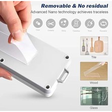 Çift Taraflı Yapışkan Bant, Ekstra Güçlü, Şeffaf, Ince, Iz Bırakmaz, Kaymaz, 3 Metre