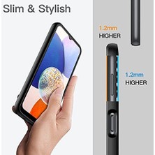 A14 Uyumlu Silicone Kılıf Şok Emici Full Kasa Koruma Sağlayan Kılıf (Siyah)