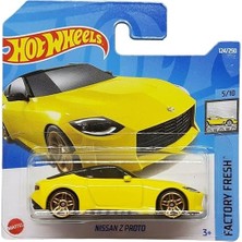 Hot Wheels - Nissan Z Proto - Factoty Fresh 5/10 - HCT13 - Kısa Kart - Sarı - Mattel 2022