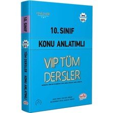 Editör 10. Sınıf Vıp Tüm Dersler Konu Anlatımlı Mavi Kitap