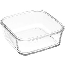 Fresco Büyük Tekli Cam Saklama Kabı, Pembe