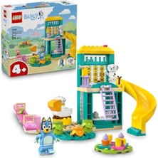 Bluey ve Chloe ile Oyun Parkı Eğlencesi 11201-4 Yaş ve Üzeri Kız ve Erkek Çocukları Için Piknik Alanı ile Bluey ve Chloe Minifigürleri Içeren Yaratıcı Oyuncak Yapım Seti (104 Parça)