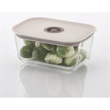 Clik Bej Dikdörtgen Saklama Kabı 800 ml