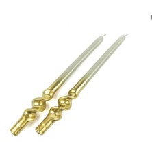 Mikasa Moor Gold Yeşil 2'li Mum 30Cm