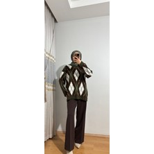 Baklava Desenli Kazak