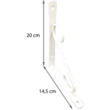 Tuba Toptaş Ferforje Raf Altı No:2 Beyaz