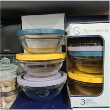 Pazarcan Vamos 3'lü Cam Saklama KABI-SGM08779 (1021)