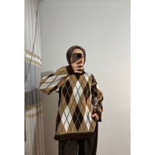 Baklava Desenli Kazak