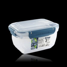 Pazarcan 3 Lü Saklama Kabı Seti 550 - 1000 - 1800 ml Model 30866 (1021)