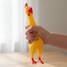 Runaway Ses Çıkaran Tavuk Kedi Köpek Oyuncağı 16 cm