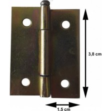 Tuba Toptaş Yaprak Menteşe 1,5 cm