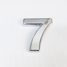 Tuba Toptaş Cemax 7 Rakamı 3,75 cm Krom Yapışkanlı