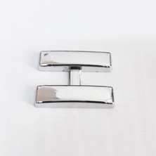 Tuba Toptaş Cemax Eşittir Işareti 3,75 cm Krom Yapışkanlı