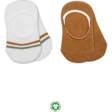 Butik Bfs Nessiworld 2'li Penye Babet Silikon Çemberli Çorap 30102 Hardal Beyaz