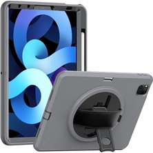 Buğz Ipad Pro 11 (2018) Kılıf Hand Strap Tablet Kılıfı - Gri