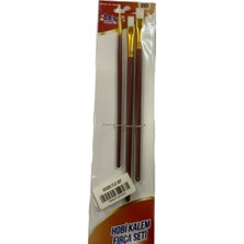 Tuba Toptaş Luna Göcek Hobi Kalem Fırça Seti 3 Parça