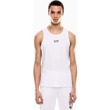 Ea7 Beyaz Erkek Atlet Traın Core Id Tank