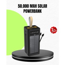 Marsilyan- Güneş Enerjili Powerbank Dijital Göstergeli Taşınabilir Güç Kaynağı
