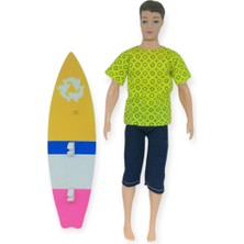 Senson Sörfçü Bebek Sergio Sörf Tahtalı - Sarı (Lisinya)