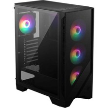 Tuba Toptaş Msı Mag Forge 120A B65 Temperli Cam 6X120MM Auto Rgb Fan 650W Bronz Atx Gamıng Kasa