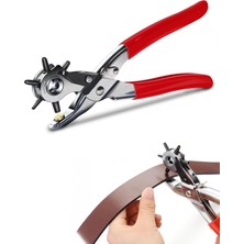 Pazarcan El Tipi Deri Delik Açma Pensesi Döner Başlıklı Kemer Delik Alet Kemer Çanta ve Deri