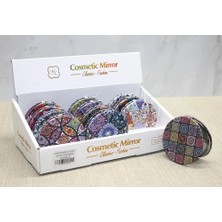 Pazarcan Taşlı El Aynası Yuvarlak Ince Model 1