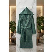 Mira Yeşil Kapüşonlu Bornoz